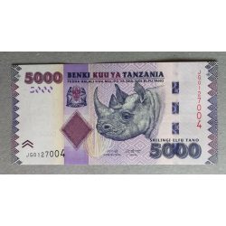 Tanzánia 5000 Shilingi 2010 UNC