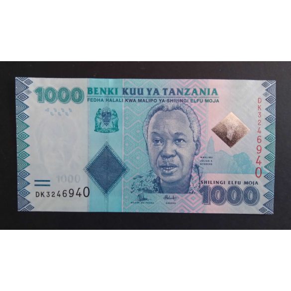 Tanzánia 1000 Shilingi 2015 UNC 