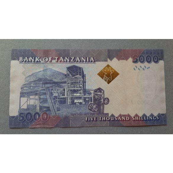 Tanzania 5000 Shilling 2015 UNC