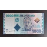 Tanzania 1000 Shilingi 2019 UNC 