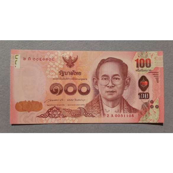 Thaiföld 100 Baht 2015 UNC