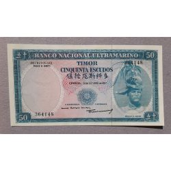 Timor 50 Escudos 1967 aUNC+