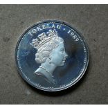 Tokelau-szigetek 5 Tala 1989 ezüst PP - Jon Byron emlékére