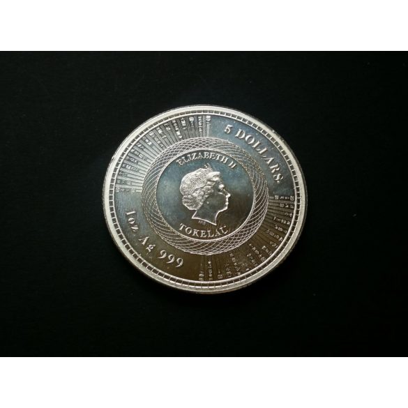 Tokelau 5 Dollars 2020 31,4 g silver 