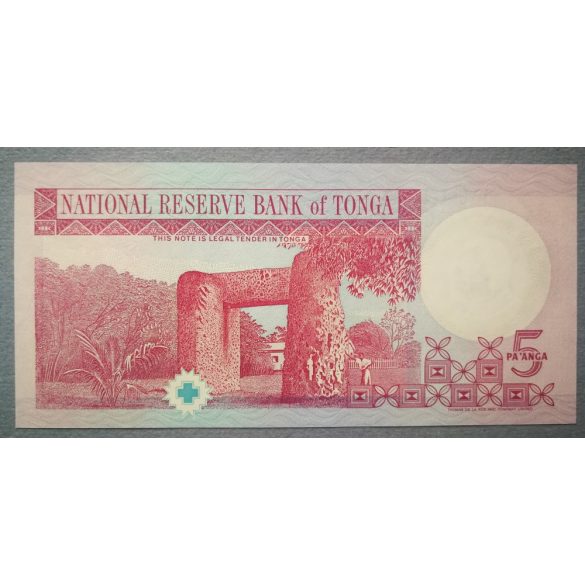 Tonga 5 Pa'anga 1995 UNC