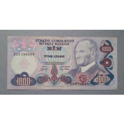 Turkey 1000 Lira 1979 VF