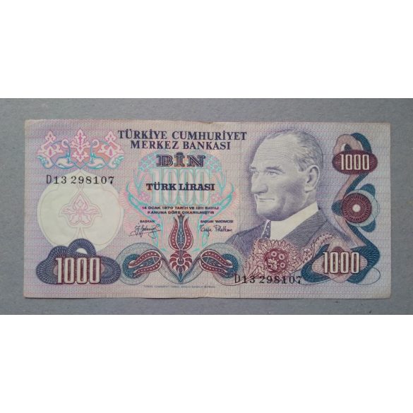 Törökország 1000 Lira 1979 VF