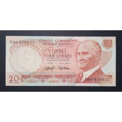 Törökország 20 Lira 1979 Unc 