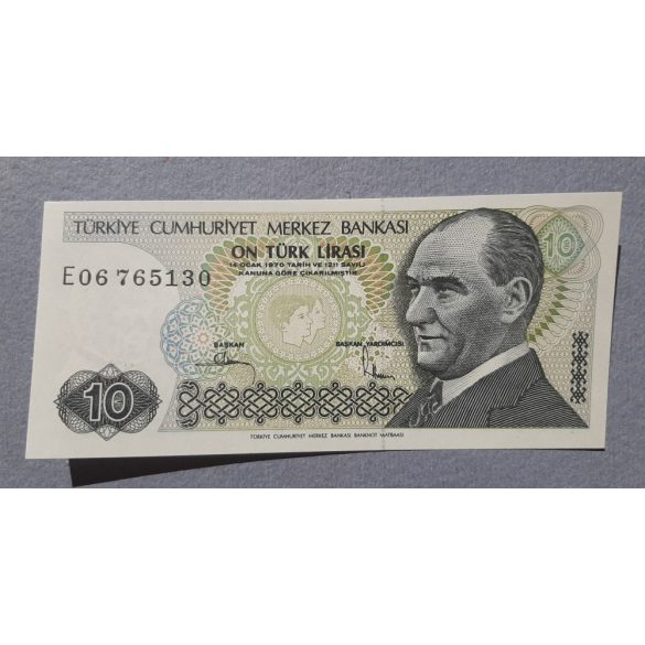 Törökország 10 Lira 1982 UNC