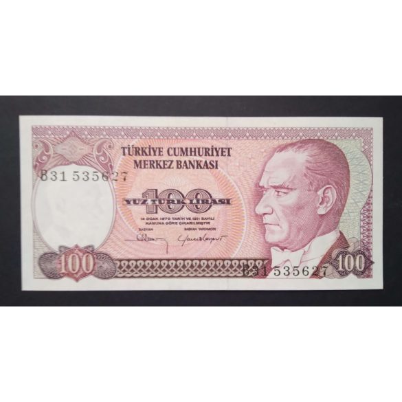 Törökország 100 Lira 1983 Unc 