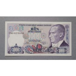 Turkey 1000 Lira 1986 Unc