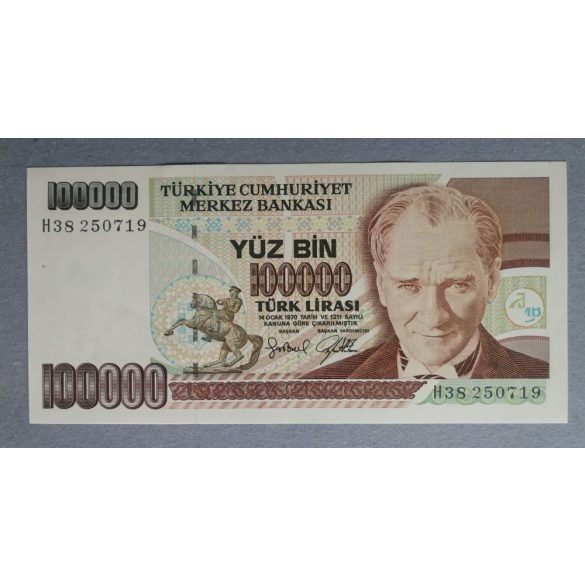 Turkey  100000 Lira 1997 UNC