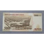 Turkey 5 million Lira 1997 UNC