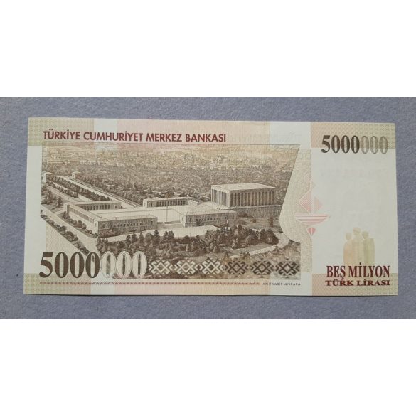 Turkey 5 million Lira 1997 UNC