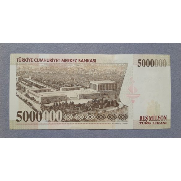 Turkey 5 million Lira 1997 aUNC