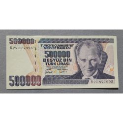 Törökország 500000 Lira 1998 UNC