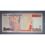 Turkey 10 million Lira 1999 Unc
