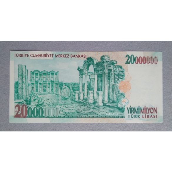 Turkey 20 million Lira 2001 XF