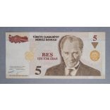 Turkey 5 Lira 2005 Unc