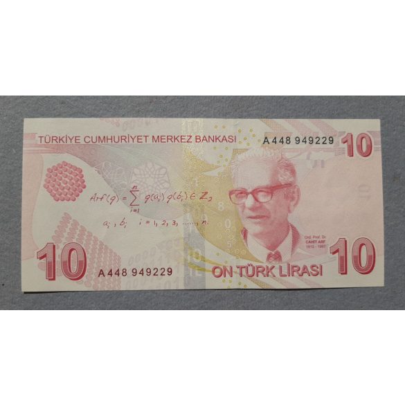 Turkey 10 Lira 2009 XF+