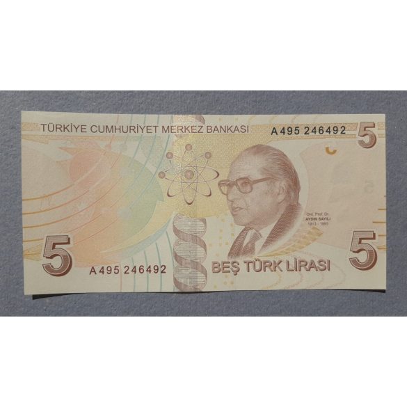 Turkey 5 Lira 2009 UNC