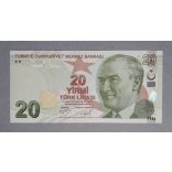 Turkey 20 Lira 2018 UNC