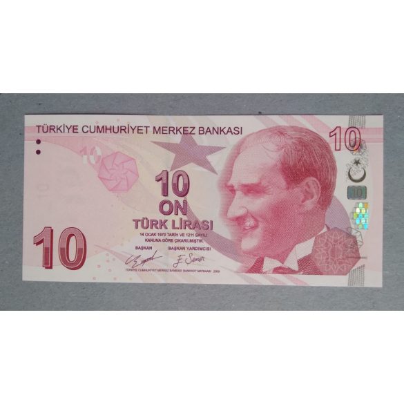 Törökország 10 Lira 2020 Unc