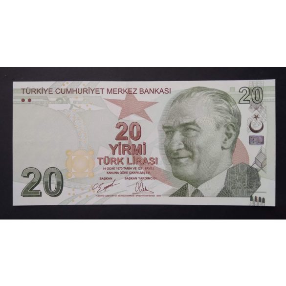 Törökország 20 Lira 2020 Unc