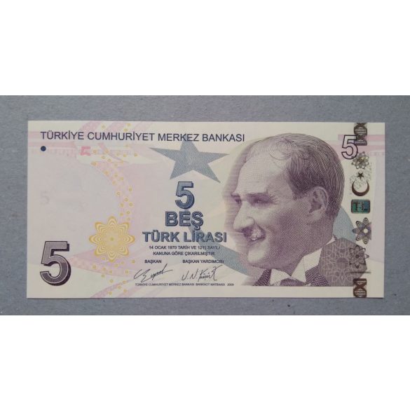 Törökország 5 Lira  2020 Unc