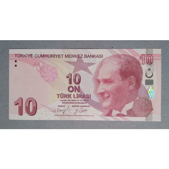 Törökország 10 Lira 2021 Unc