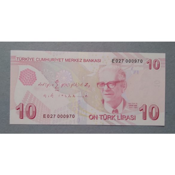 Turkey 10 Lira 2021 Unc