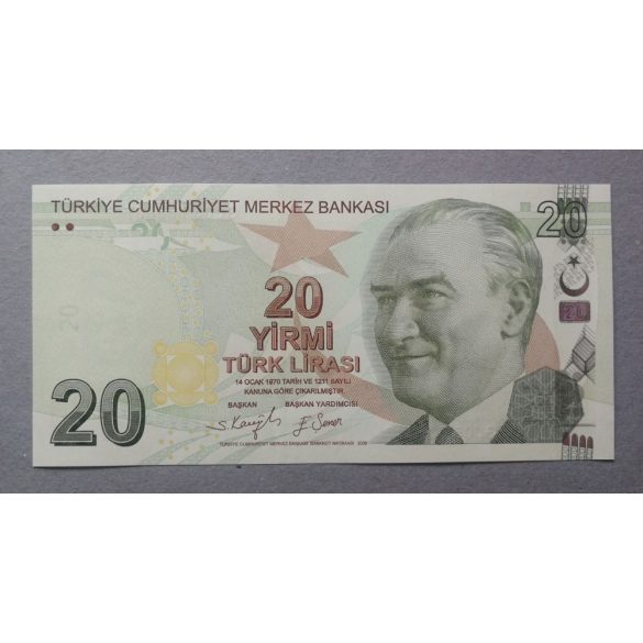 Turkey  20 Líra 2021 UNC