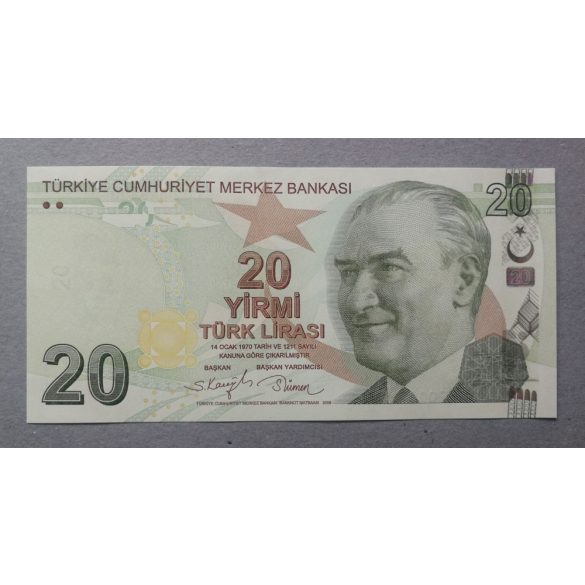 Turkey  20 Líra 2021 UNC