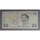 Turkey  20 Líra 2021 UNC