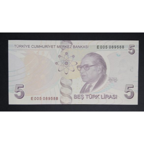 Turkey 5 Lira 2021 Unc