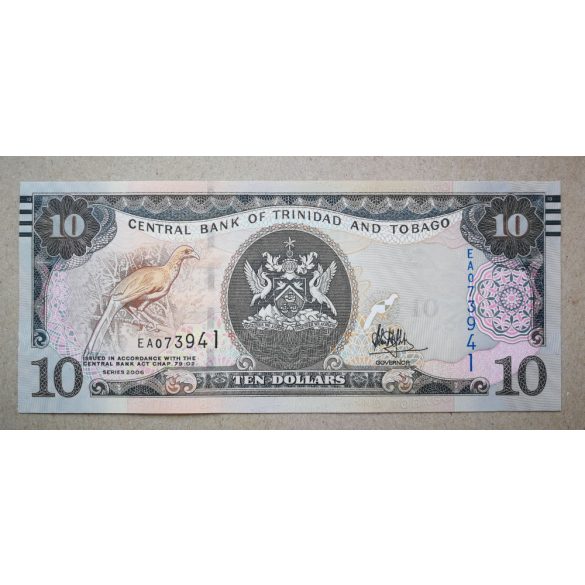 Trinidad and Tobago 10 Dollars 2006 UNC