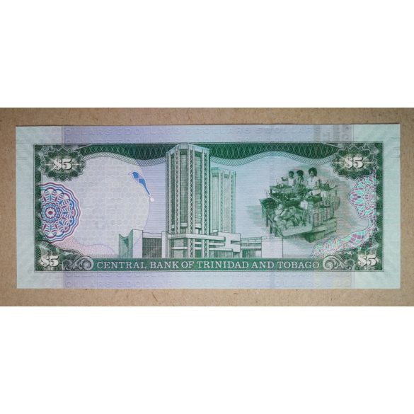 Trinidad and Tobago 5 Dollars 2017  AUNC+