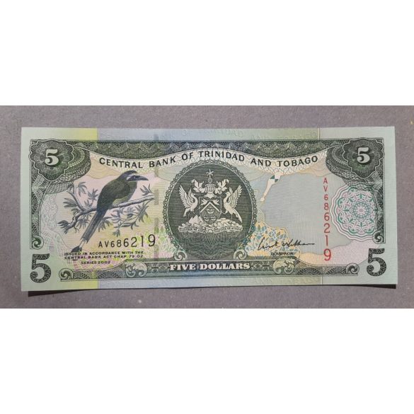 Trinidad and Tobago 5 Dollars 2002 UNC