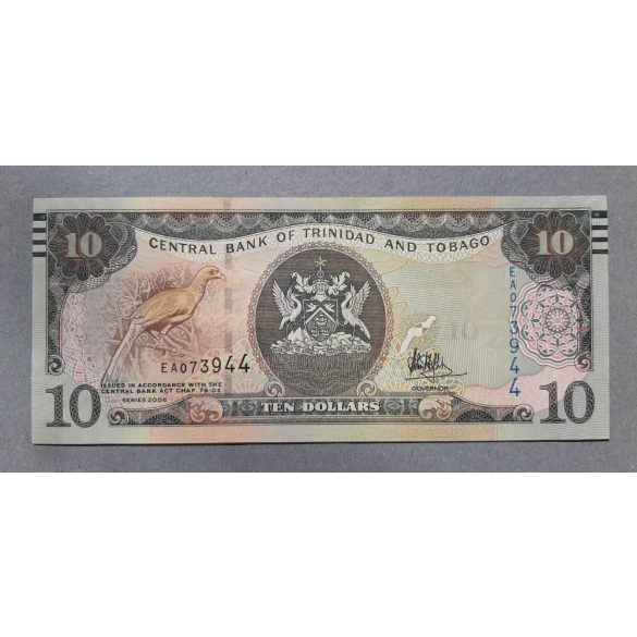 Trinidad and Tobago 10 Dollars 2006 UNC