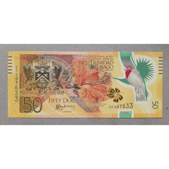 Trinidad és Tobago 50 Dollars 2014 UNC