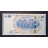 Tunisia 10 Dinars 2013 Unc