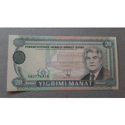 Türkmenisztán 20 Manat 1995 UNC