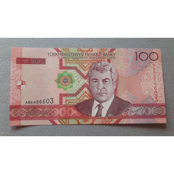 Türkmenisztán 100 Manat 2005 UNC