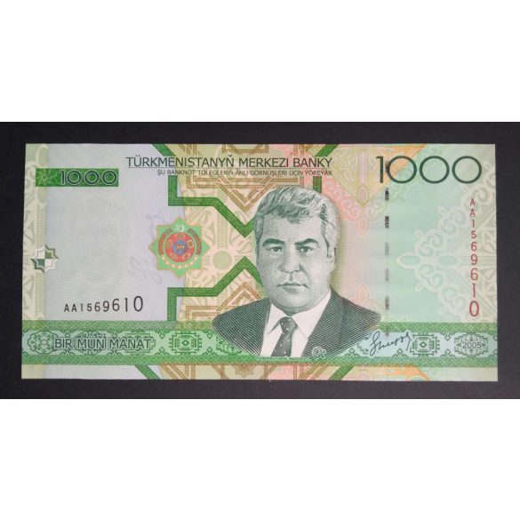 Türkmenisztán 1000 Manat 2005 UNC 