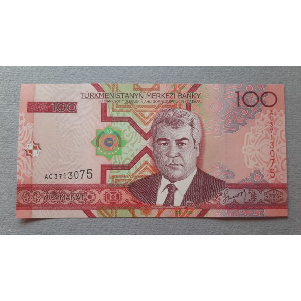 Türkmenisztán 100 Manat 2005 UNC