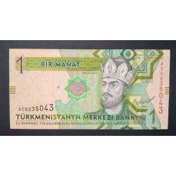 Türkmenisztán 1 Manat 2012 UNC 