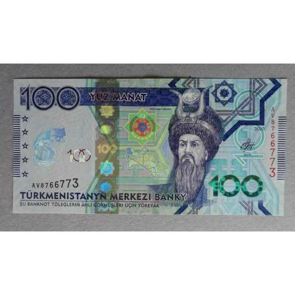 Türkmenisztán 100 Manat 2020 UNC