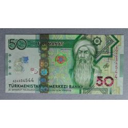 Türkmenisztán 50 Manat 2020 UNC