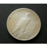 USA 1 Dollar Peace 1923 26,63 g ezüst