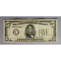 USA 5 Dollar 1934 F zöld pecsét